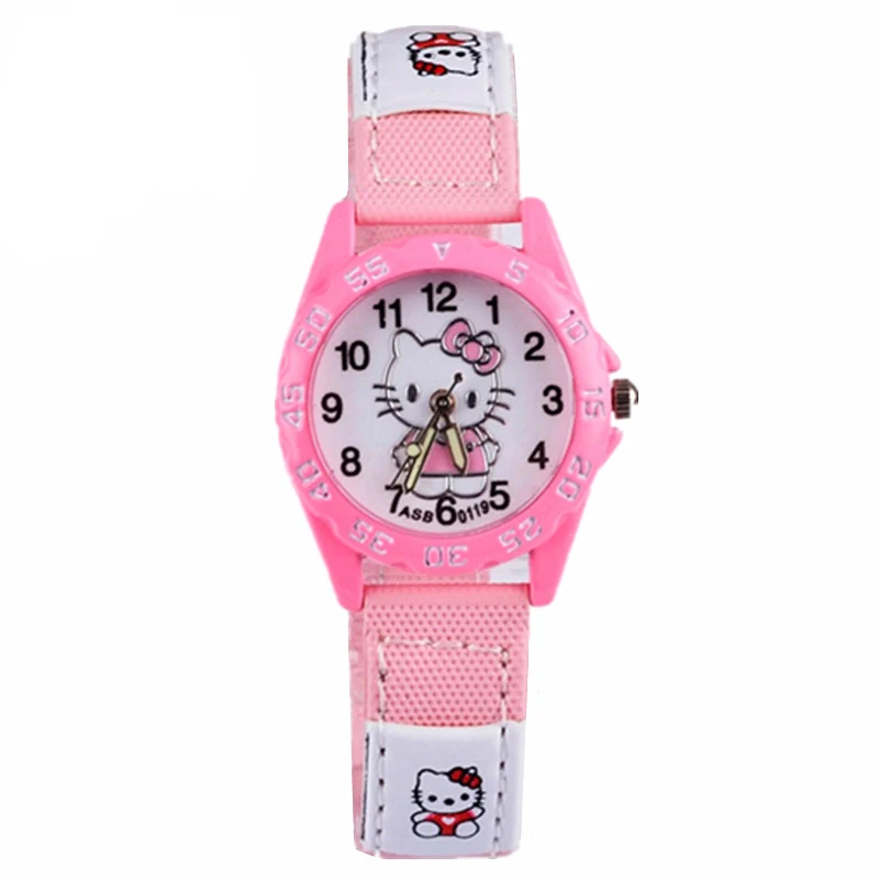 

Disney ice and snow watch girl quartz watch isa cartoon children girl waterproof lovely woman Watch Hello Kitty