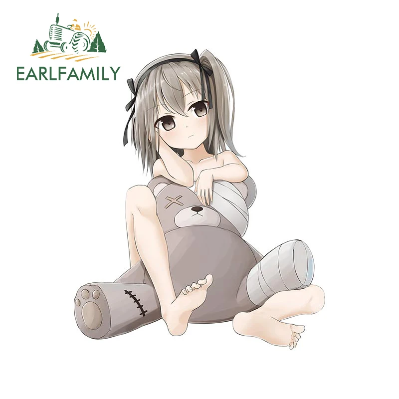 

EARLFAMILY 13cm x 10.8cm for Kasugano Sora Car Sticker Funny Occlusion Scratch Decal Refrigerator Laptop Trunk Car Accessories