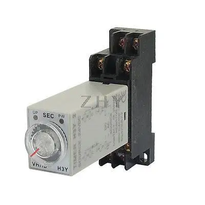 DC 24V H3Y 2 0 30S DPDT 8 контактов мощность на реле задержки времени w розетка|Реле| |