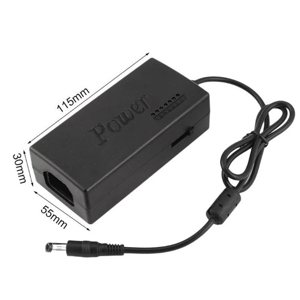 Универсальный DC 12 V-24 V Регулируемый адаптер питания с 34 съемные заглушки для ноутбуков TU-shop