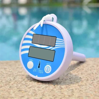 

Solar Powered Digital Thermometer Accurate Water GAUGe Measure Tool Outdoor Swimming Pool Digital Thermometer Tool 20AUG10