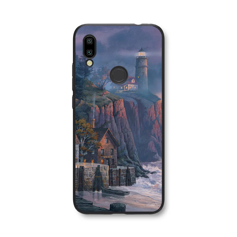 Мягкий силиконовый чехол для телефона Xiaomi Redmi 7 7A, мультяшный защитный чехол, чехол для Xiomi Redmi Note 7 Pro, задняя крышка для телефона - Цвет: 100218