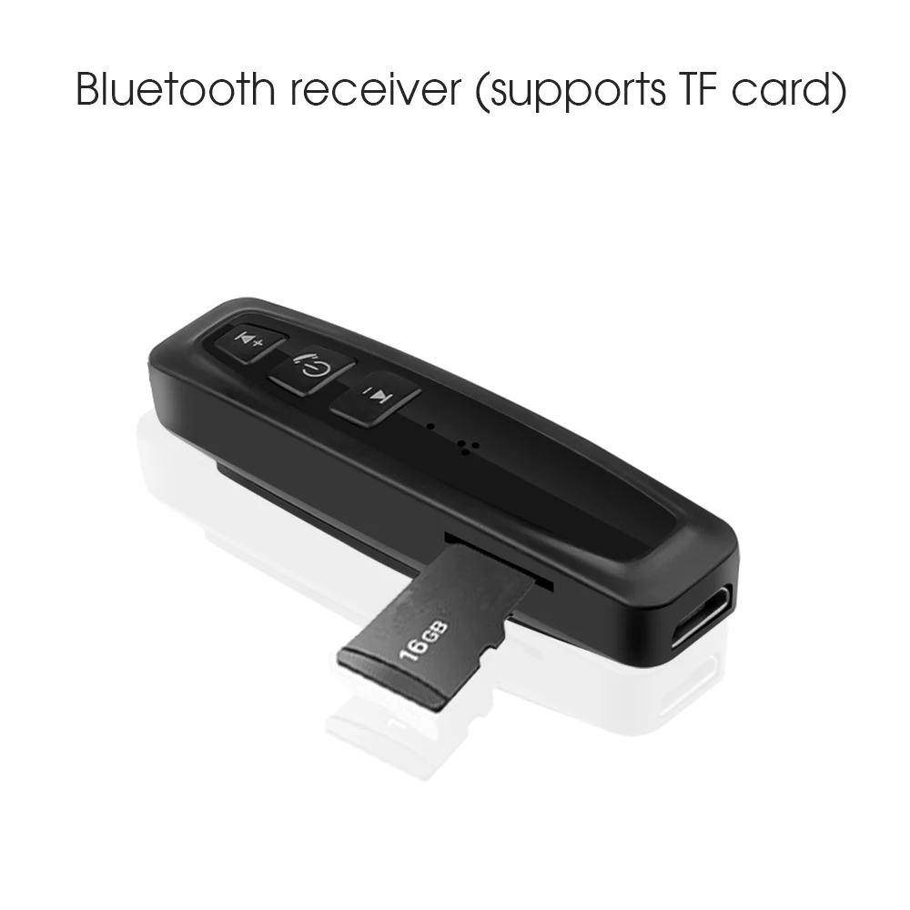 Kebidu беспроводной адаптер с Bluetooth Поддержка TF 3,5 мм аудио MP3 плеер Bluetooth приемник передатчик адаптер для динамиков автомобильным бортовым компьютером