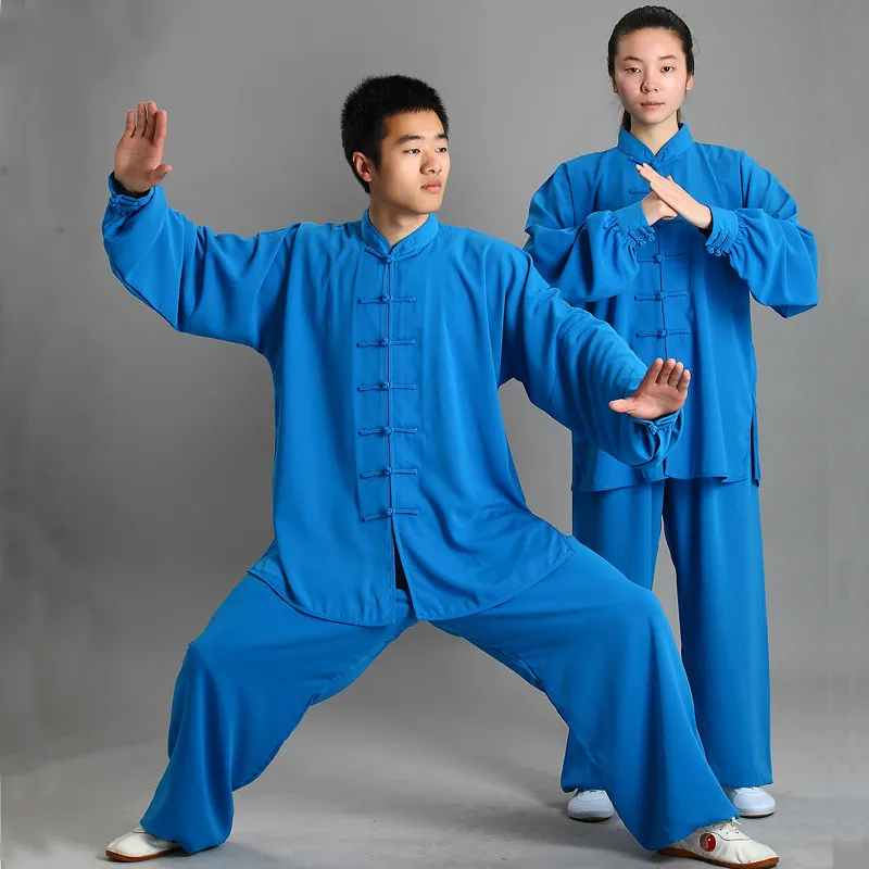 Новый дизайн 14 цветов с длинным рукавом Wushu TaiChi форма для кунгфу костюм униформа