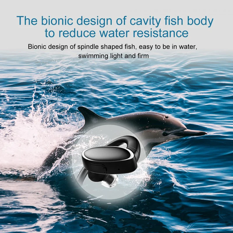 Wireless Headphone Mp3 Player Built-in 8G Memory Sports Running Waterproof Noise Reduction Stereo Handsfree Headset