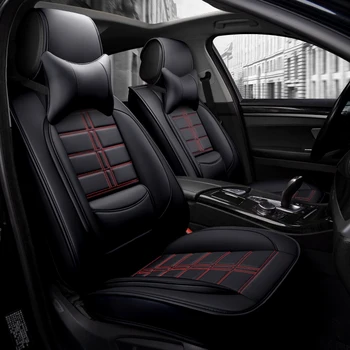 

Pu Leather Car Seat Cover Set Universal Covers for Automobile Accessories for BMW Auto Car Seat Protector