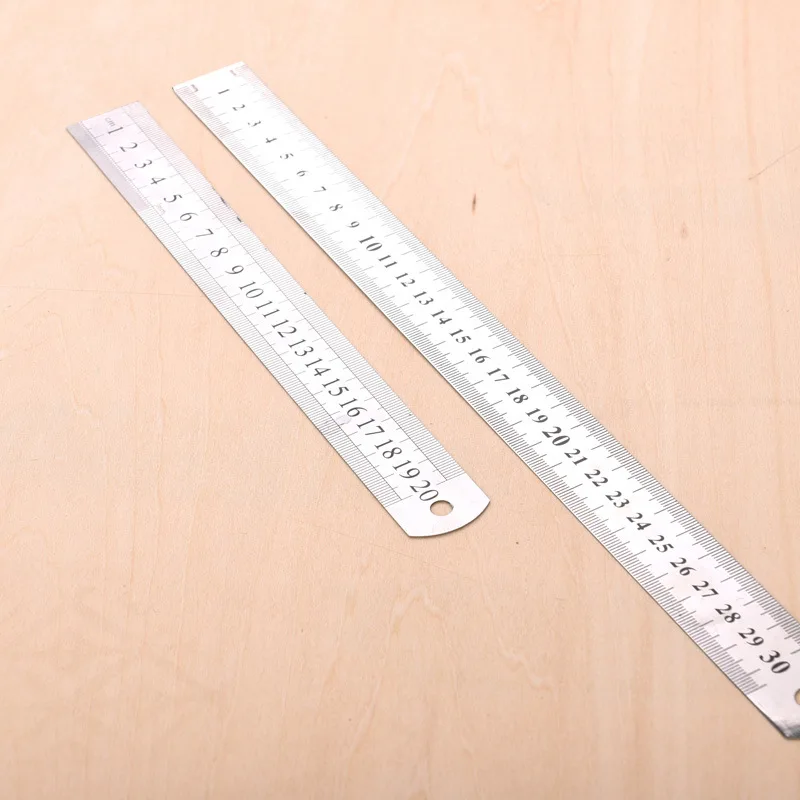 

Loose Thread Model Making Tools Stainless Steel Ruler Gundam Tool Cutting Pad Sided Measuring Cutting Tools Tool