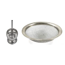 Серебро из нержавеющей стали для кальяна металлический экран для чаши для кальяна из нержавеющей стали для кальяна угольная полка Chicha аксессуары адаптер