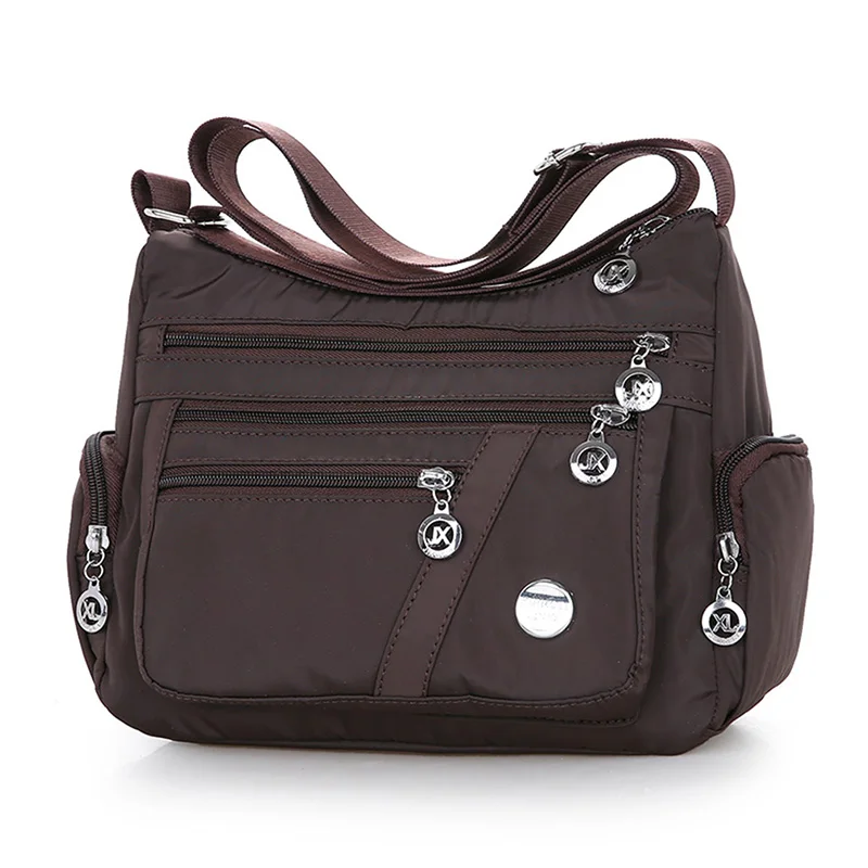 2022 Fashion Women Shoulder Messenger Bag Nylon Oxford Lightweight Waterproof Zipper Package Large Capacity Travel Crossbody Bag money clip wallet Totes