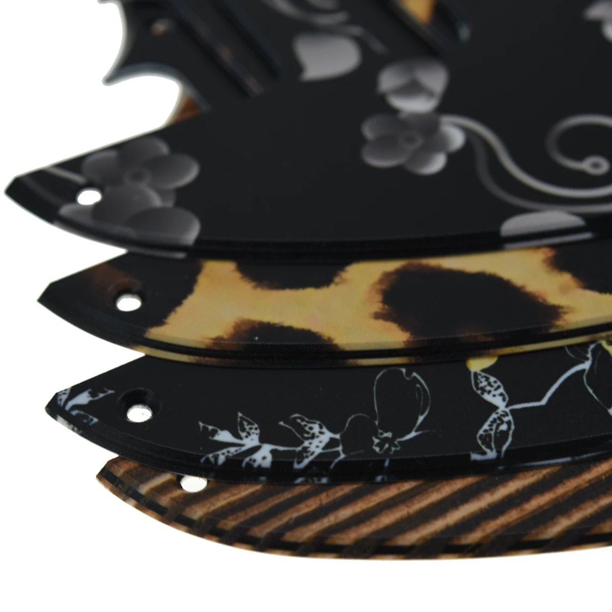 Ohello-Plaque de protection en plastique imprimée en 3D TLcaster 514, protection à 8 trous, motif léopard, pics avec vis, convient pour Fender Tele