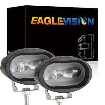 

2pcs Cafe Racer LED Headlight 6D Car Motorcycle Driving Lens Fog Spot Light Oval LED Headlamp Truck SUV ATV Motorbike Spotlight