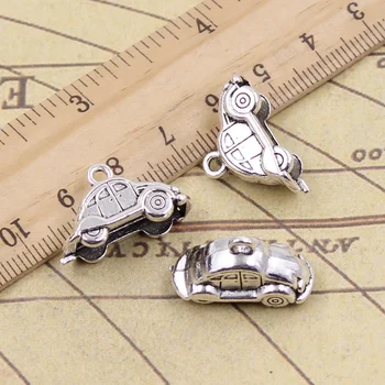 

5pcs/lot Charms 3D Car 23x15mm Tibetan Pendants Crafts Making Findings Handmade Antique Jewelry DIY For Necklace