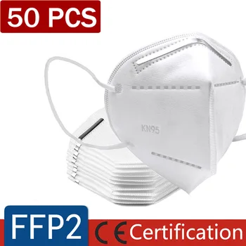 

Fast Delivery 5 Layers Kn95 FFP2 Masks Safety Mask Dust Respirator Face Protective Masks Mouth Dustproof Reuseable