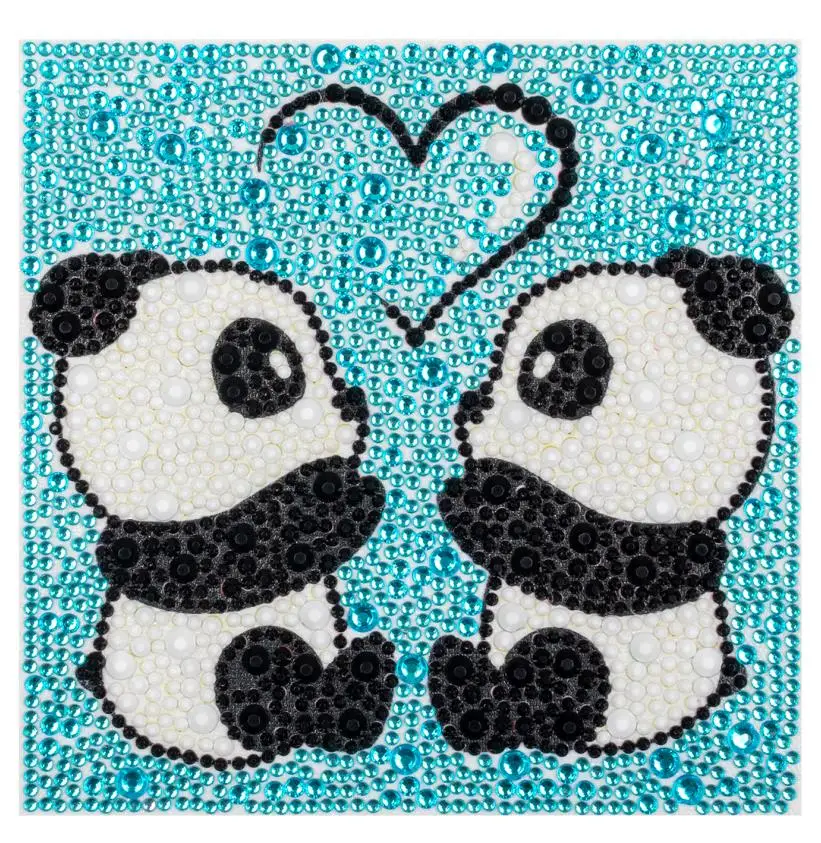 DIY Diamond Painting by Number Kits for Kids Cartoon Animal Dog Turtle Crystal Rhinestone Diamond Embroidery Mosaic for Children 