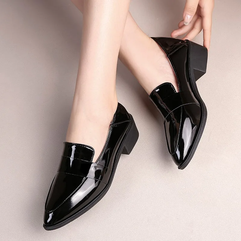 Office Work Shoes | Black Shoes Work | Oxford Womens | Women's Shoe |  Oxford Shoes - Women - Aliexpress