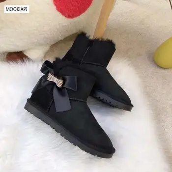 

Australia's most fashionable buckled women's shoes in 2019, real sheepskin, wool, the highest quality snow boots, four colors