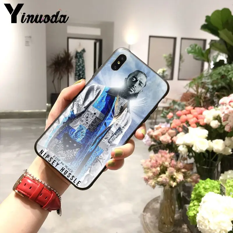 Yinuoda Рэппер Nipsey Hussle Coque Shell чехол для телефона Apple iPhone 8 7 6S Plus X XS MAX 5 5S SE XR 11pro max мобильный чехол - Цвет: A6