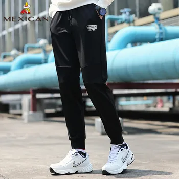 

MEXICAN men's casual pants men's plus velvet thickened trousers winter style men's leg pants warm sports pants men