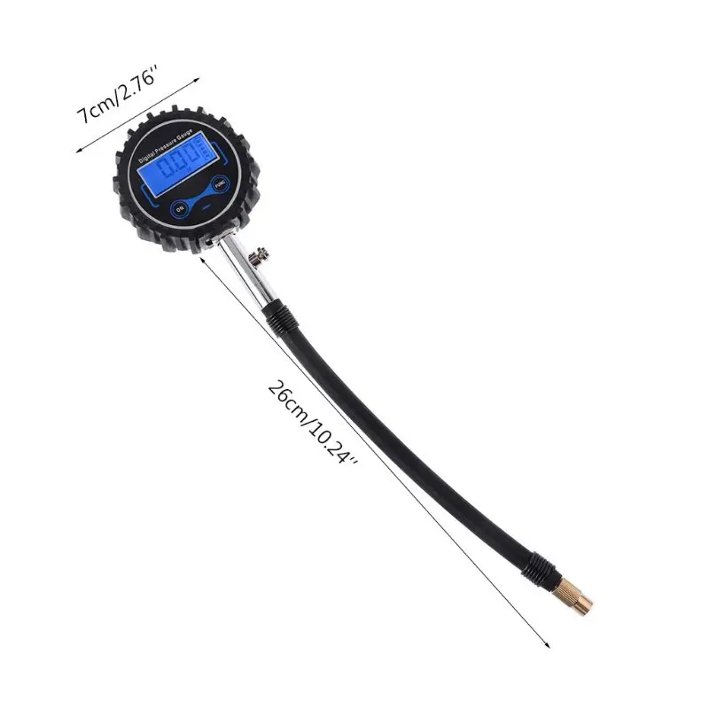 

Vehicle Tire Tyre Air Digital Pressure Gauge 0-200PSI Car Bike Motor Pressure Tester Monitor
