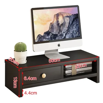 

High-quality home desktop display increased shelf living room TV rack flower pot book stationery storage cabinet