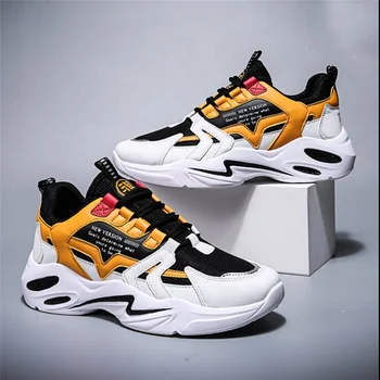 

Mhysa 2019 New Spring Autumn Men Casual Shoes Sneakers For Men Light Outdoor Mesh Man Fashion Sneakers Vulcanized Shoes Man