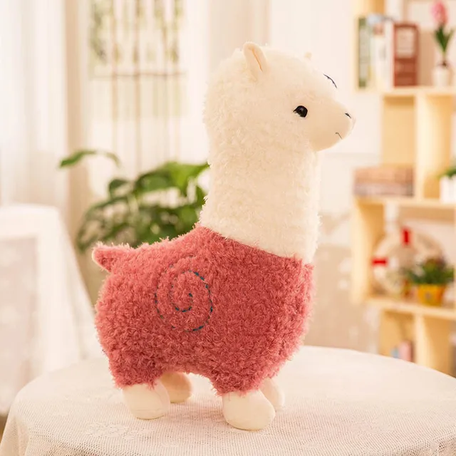 25cm Lovely Alpaca Stuffed and Plush Toys 6 Colors Cute Animals Plush Doll Soft Cotton Plush Toys Kids Birthday Christmas Gifts