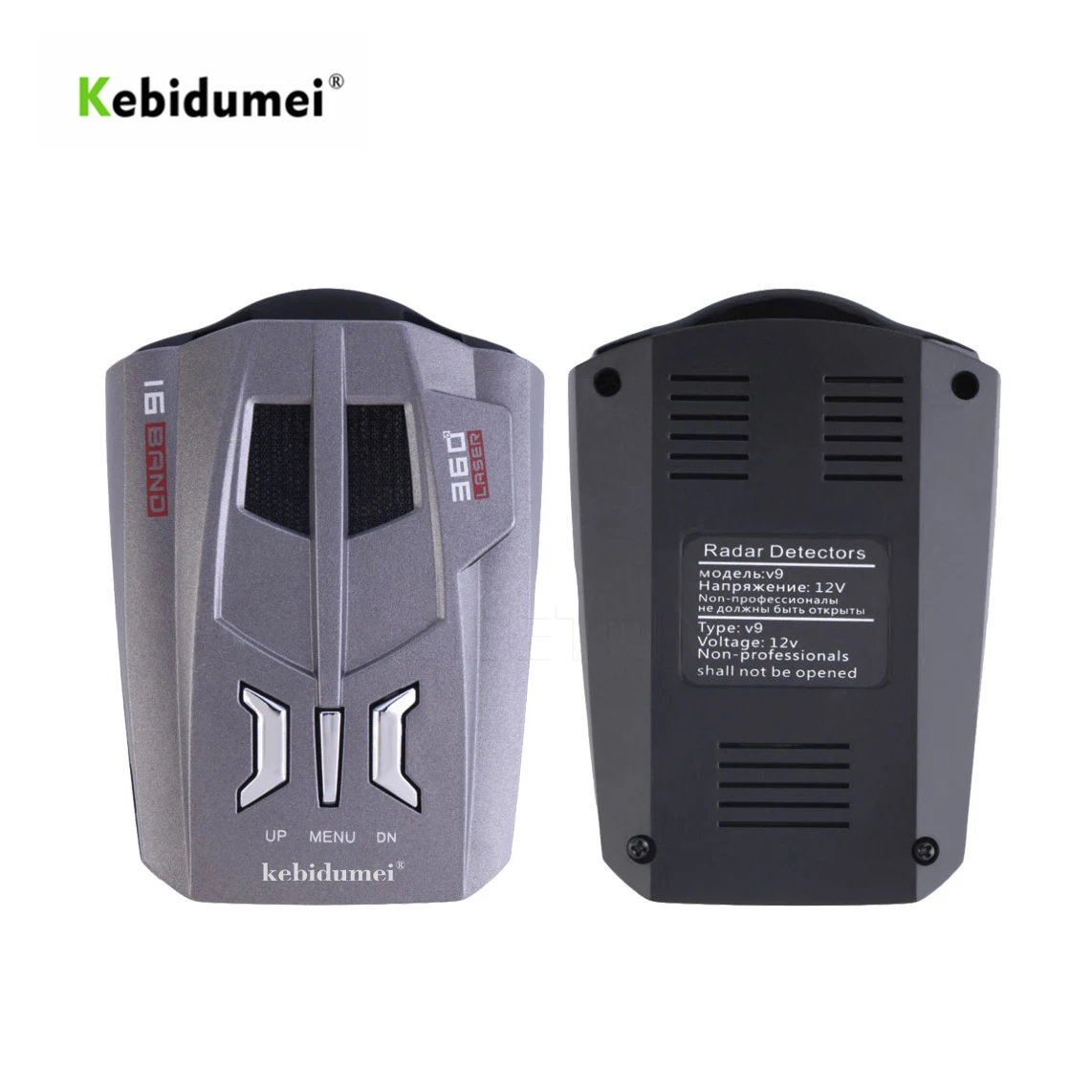 

Good Quality Car 360 Degree 16 Band LED Display V9/V7 Anti Radar Detector Speed Voice Alert Warning with Russia English