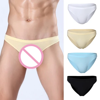 

Men’s Seamless Modal Panties Briefs Strechable G String Thong Underpants Lingerie