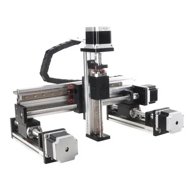 Линейный модуль верстак винтового козлового типа слайдер крест CNC Электрический XYZ линейный слайдер - Цвет: FTS40XYZ-L 100mm