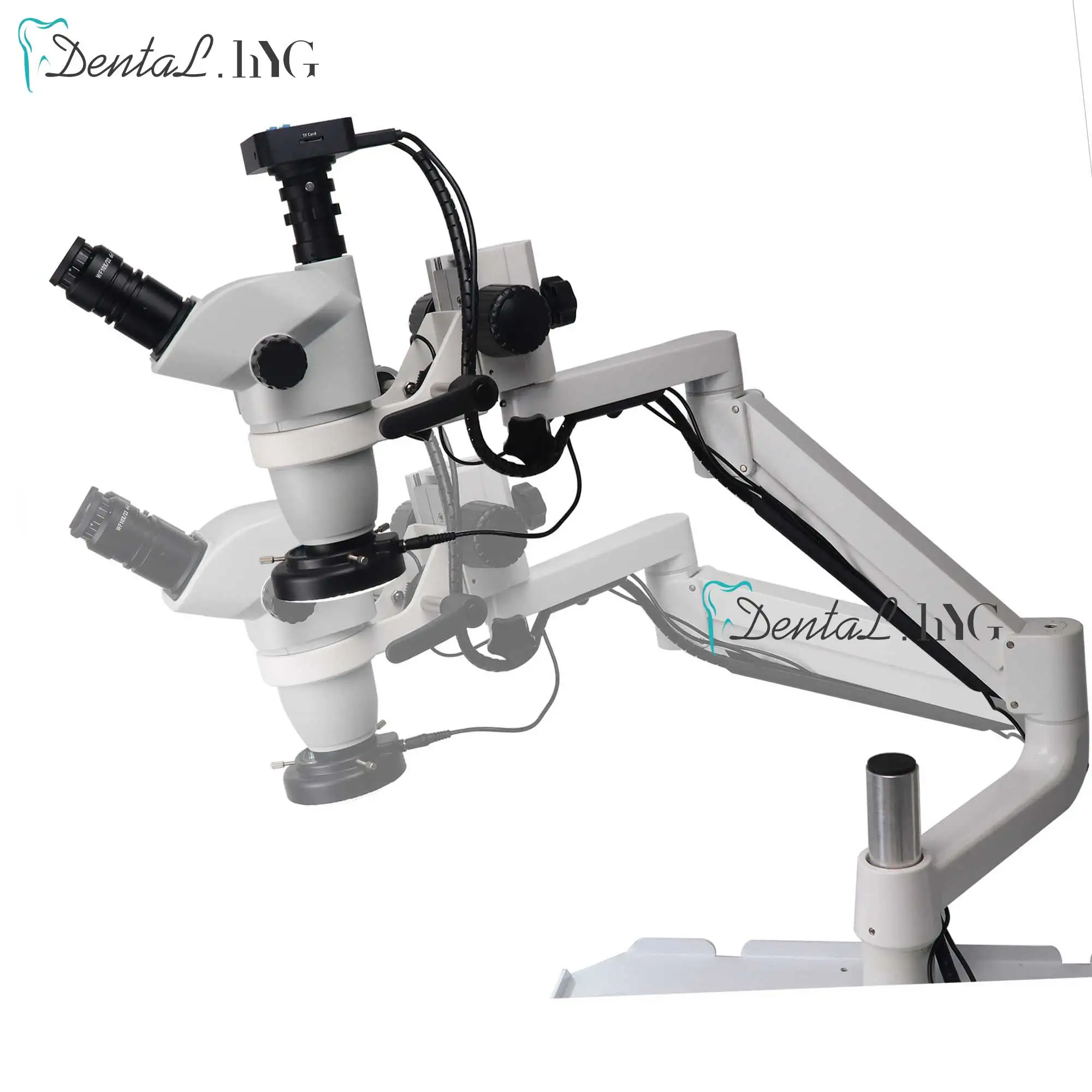 Tandheelkundige Apparatuur Microscoop Met Camera Continue Zoom + Voor Optionele Tandheelkundige Apparatuur Stoel Unit