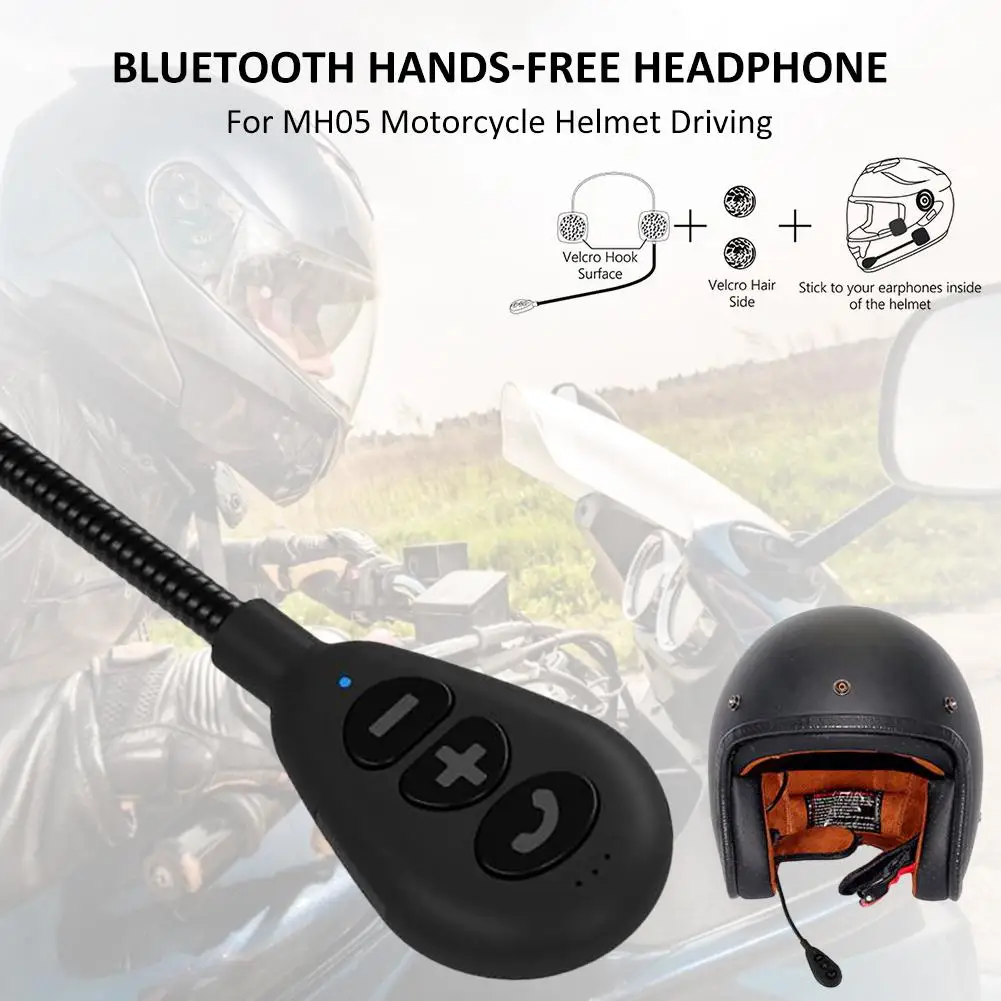 Intercomunicador Para Capacete Moto Bluetooth Hands-free наушники антипомех гарнитура для MH05 мотоциклетный шлем вождения