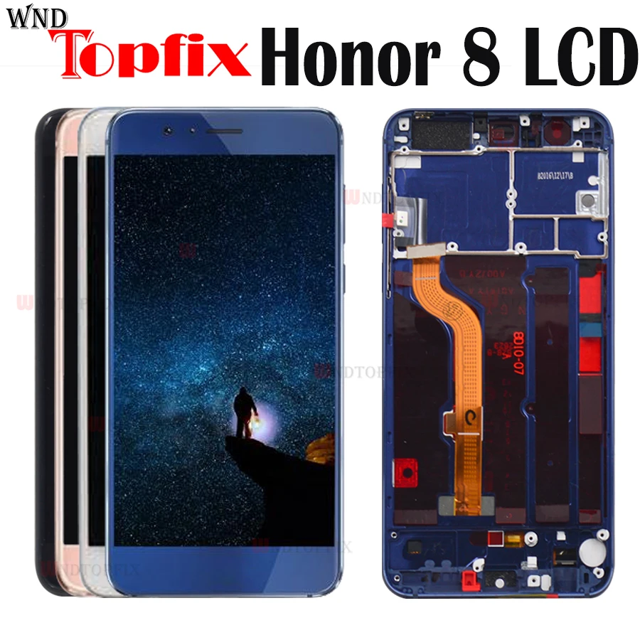 Для Huawei Honor 8 ЖК дисплей сенсорный экран для Honor8 LCD 5 2 &quotHuawei с рамкой FRD L19 L09