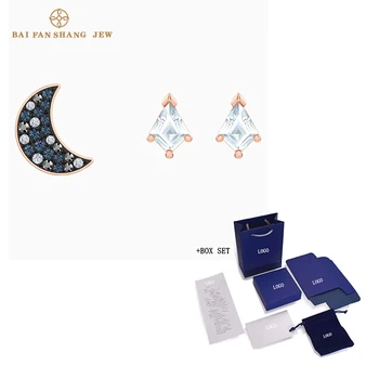 

2020 Fashion Jewelry SWA New SYMBOLIC Pierced Earrings Set Moon Decoration Elegant Romantic Jewelry Engagement Birthday Gift