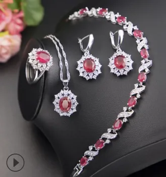 

2set/lots noble low price high quality diamond crystal wedding bride lady's necklace earings ring bracelet high-end