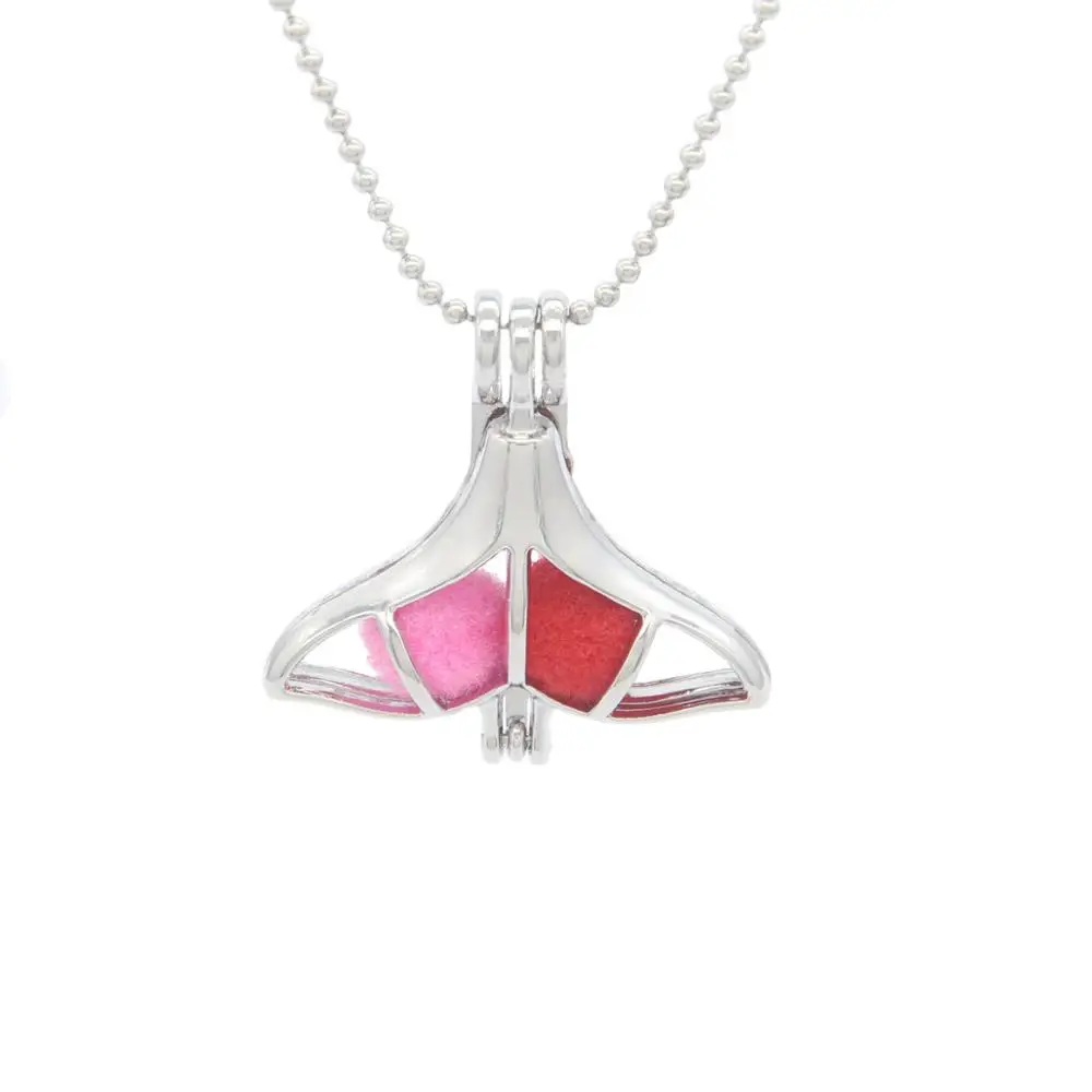 1 шт. Хвост кита Устрица жемчужная подвеска в форме клеток эфирное масло диффузор