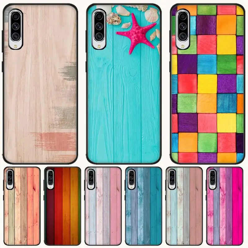 

Colored wood Phone Case for samsung galaxyA51 A10 A20 A30S A40 A50 A70 A71 for samsung Note 8 9 10 tpu cases cover