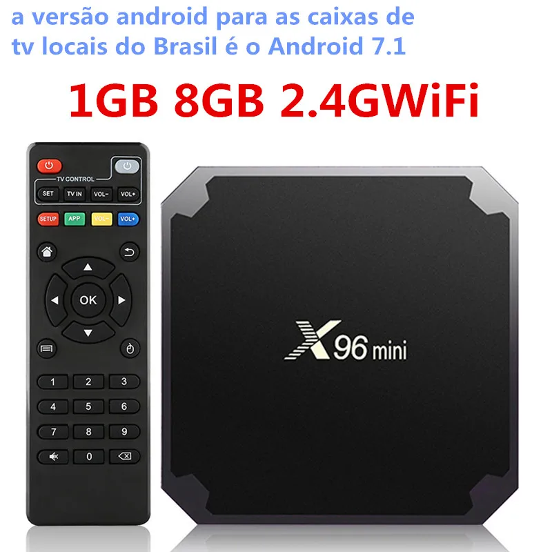 X96 мини 4kHD ТВ-приставка Android 9,0 Amlogic S905W четырехъядерный 2 Гб 16 Гб 2,4/5,0 ГГц двойной WiFi 4 к 3D смарт-медиаприставка - Color: 1GB 8GB 2.4GWiFi