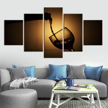 

5 Piece Canvas Paintings Home Decor HD Prints Abstract still life Pictures Poster Wall Art