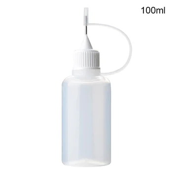

1PCS 30/50/100ml Empty Glue Bottle With Needle Transparent Oil Filling Bottle For Paper Quilling DIY Craft