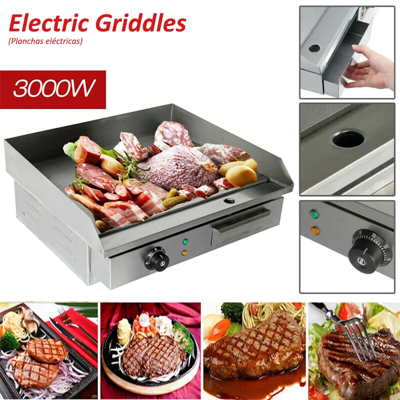 Honhill Stainless steel Electric Griddles High Quality Electrical