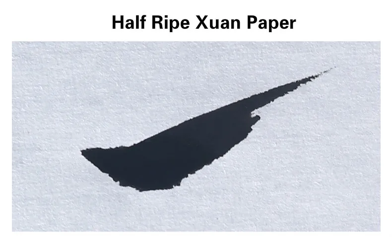 100 blätter Chinesischen Tanpi Reis Papier Sorgfältige Malerei Kalligraphie Verdicken Raw Halb-Reifer und Reifer Sandelholz Rinde Xuan Papier – Detail 6