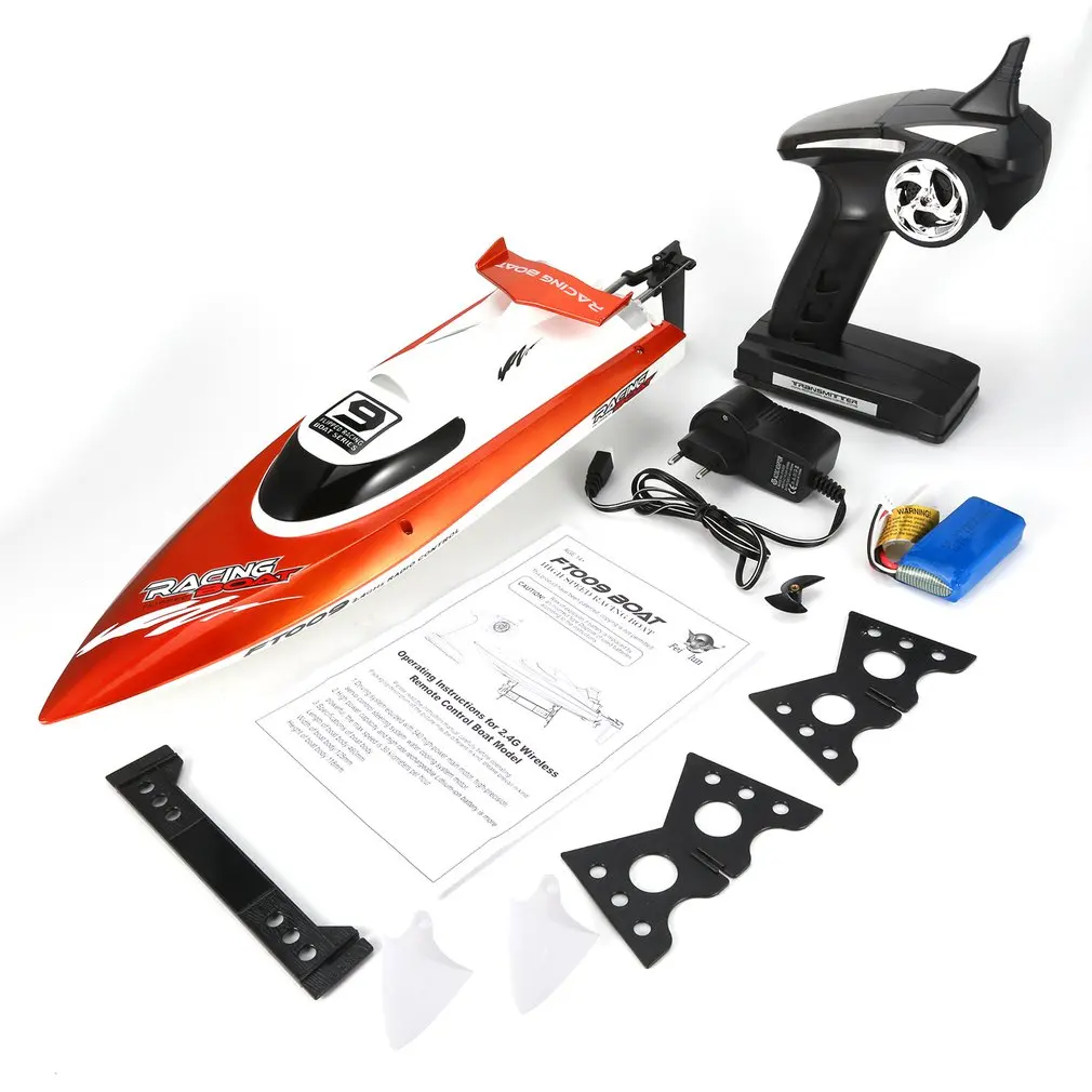 

New Feilun FT009 2.4G 4CH Water Cooling RC Racing Boat 30km/h Super Speed Electric RC Boat Toy Remote Control Boats