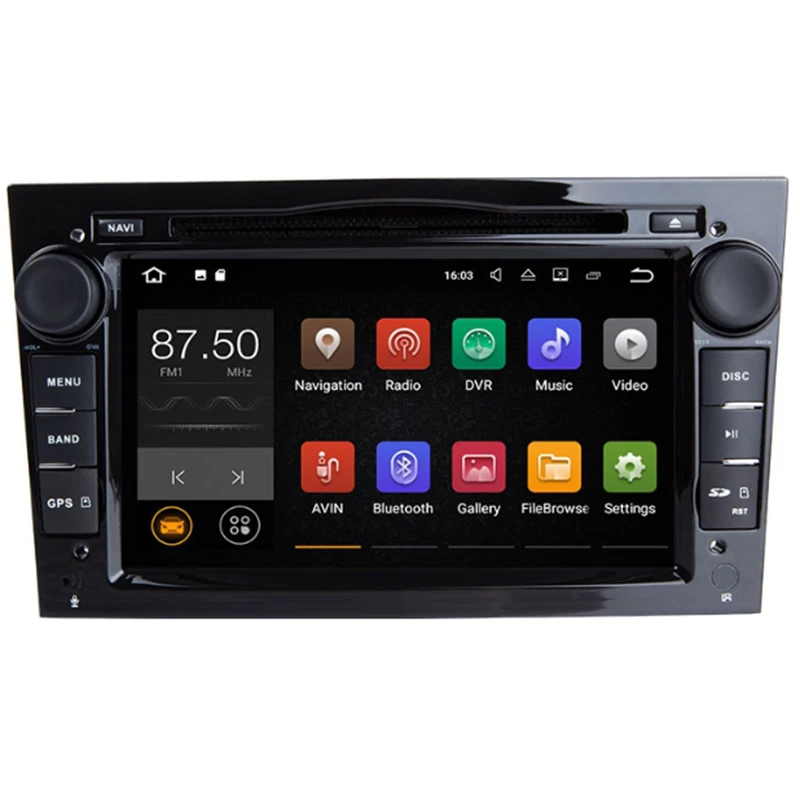 Discount 2 Din Android 8.1 Car DVD Player for Opel Vectra C Zafira B Corsa D C Astra H G J Meriva Vivaro Multimedia GPS Navigation Radio- 1