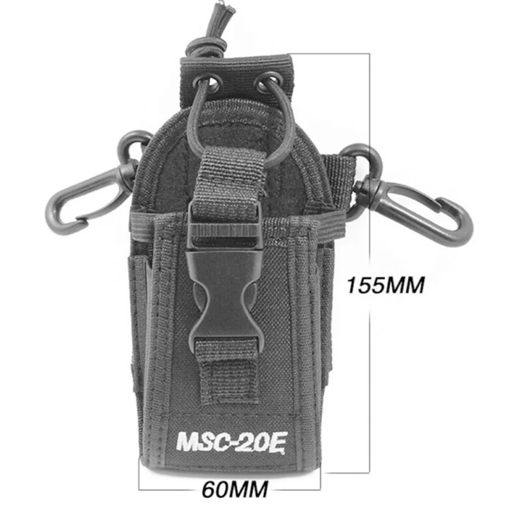 Walkie Talkie чехол сумка держатель черный подходит для BAOFENG UV-5R/Kenwood прочный