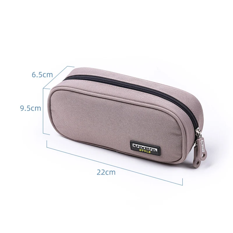 Creative Canvas Exquisite Pencil Case Teenager Cute Pen Case Large Capacity Pencil Bag School Stationery Supplies