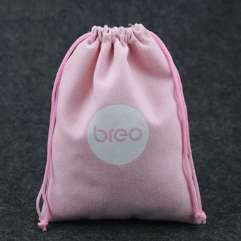 

Velvet storage bag for packing jewelry suede bags makeup / gifts / wedding / party / eye mask / eyelash flocking drawstring bag