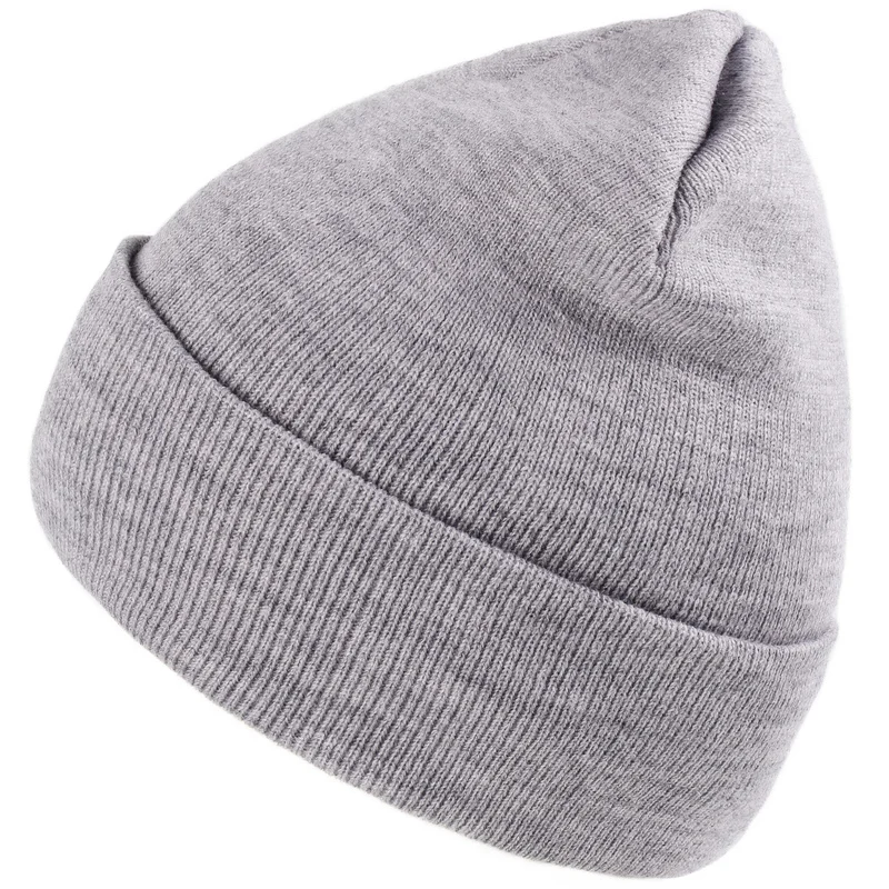 FURTALK, детская шапочка, зимняя шапка для девочек и мальчиков, вязанные осенне-весенние шапочки, детские черные шапочки унисекс для детей 2-5 лет - Цвет: Светло-серый