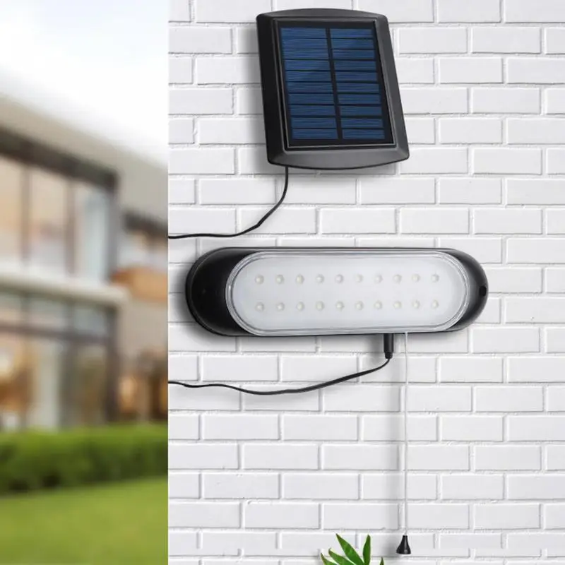 

20LED Solar Power Separate Wall Lamp Waterproof Garden Street Outdoor LIght Bulb High Conversion Durable with Long Life