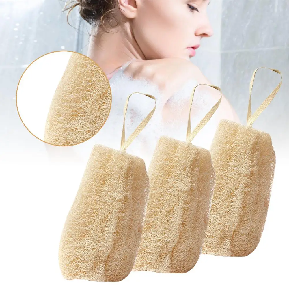 Esponja tipo guante para baño luffa - Esponja o estropajo de baño natural  luffa