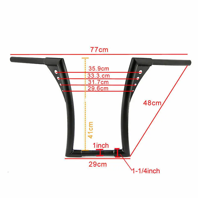 1 1/4 &quotKing Apes Ape вешалка 16&quot руль мотоцикла &quot25 мм бар для Harley Dyna Sportster 883 1200 Honda Yamaha